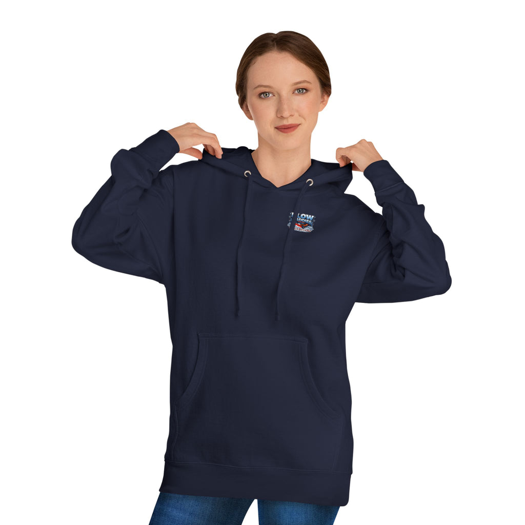 Plow Daddies Hoodie — Snow Plow Crew Graphic Hooded Sweatshirt (Bringing the Heat to the Slush)