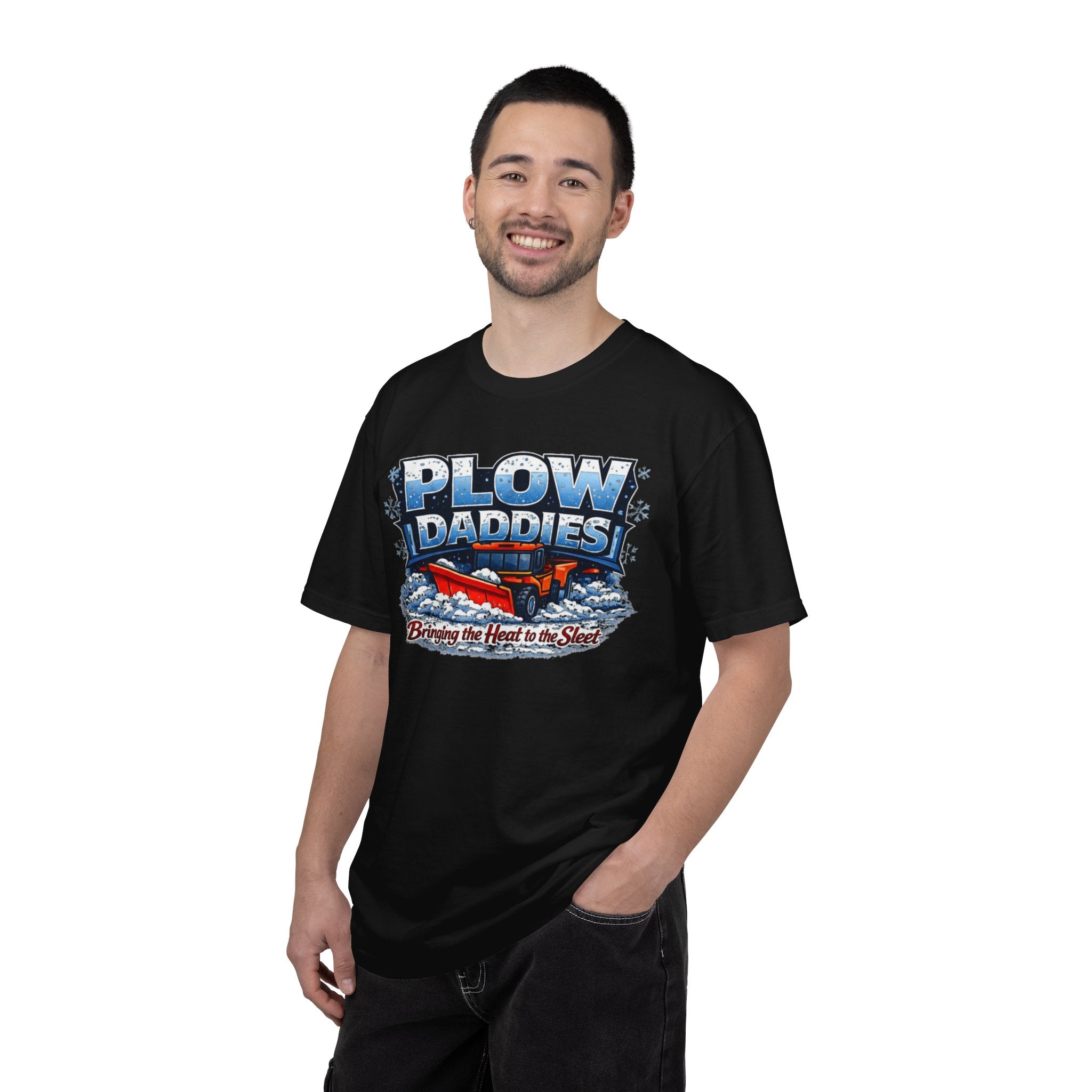 Plow Daddies snowplow graphic T-Shirt | Bringing the Heat to the Sleet
