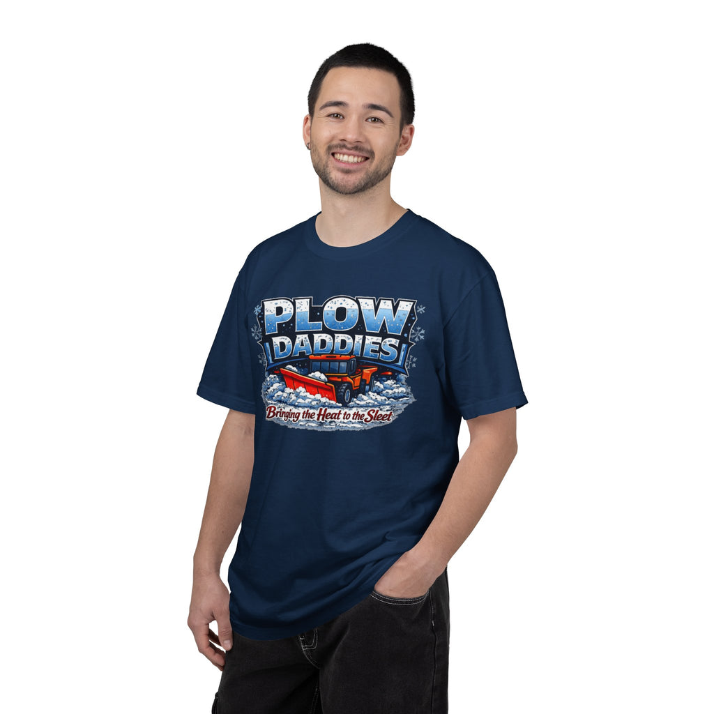 Plow Daddies snowplow graphic T-Shirt | Bringing the Heat to the Sleet