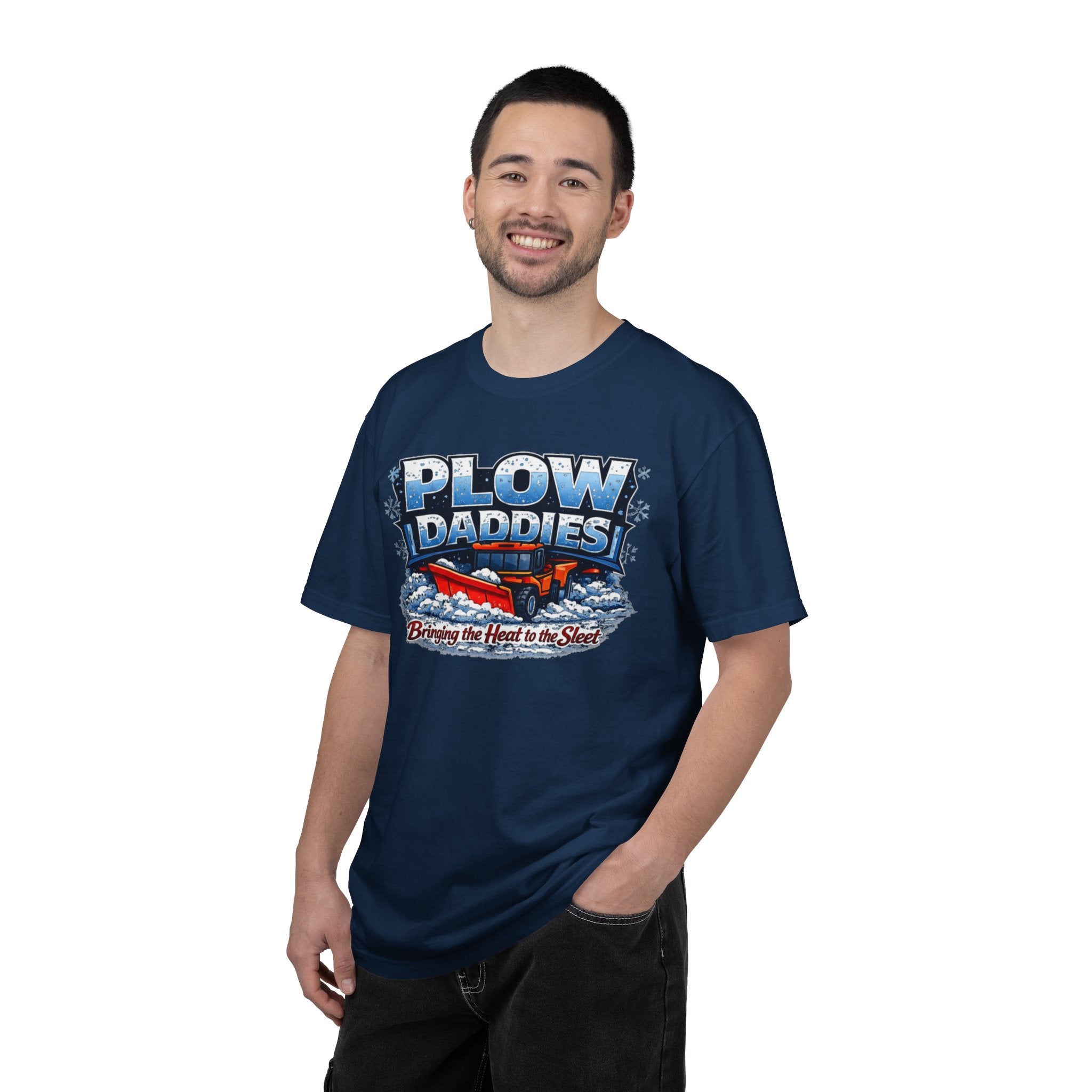 Plow Daddies snowplow graphic T-Shirt | Bringing the Heat to the Sleet