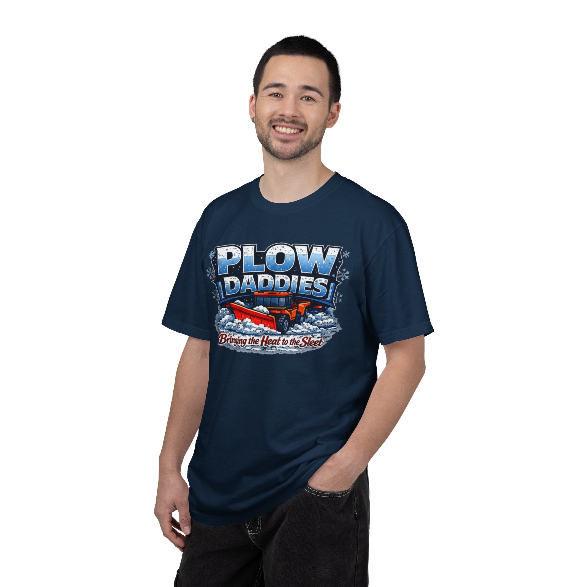 Plow Daddies snowplow graphic T-Shirt | Bringing the Heat to the Sleet