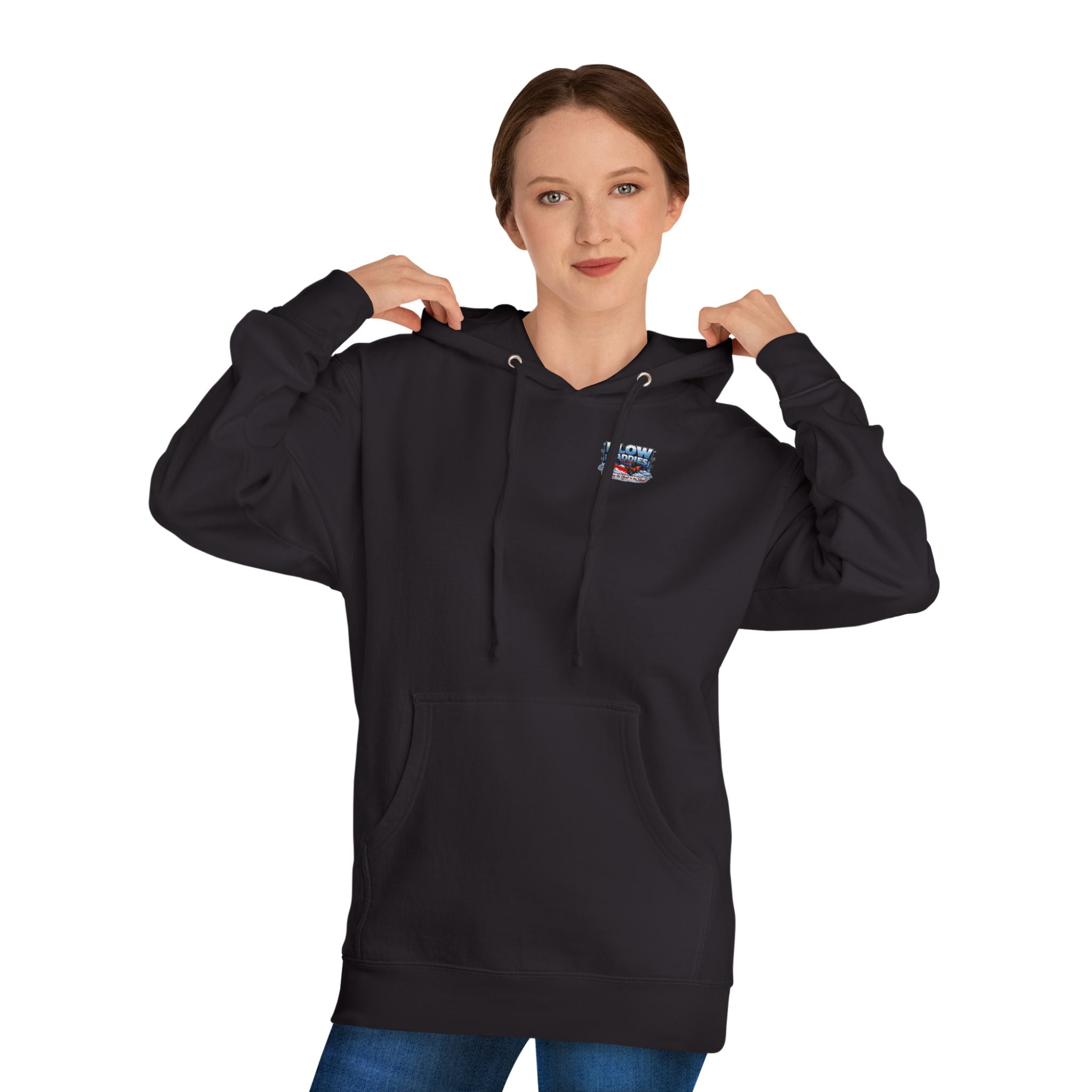 Plow Daddies Hoodie — Snow Plow Crew Graphic Hooded Sweatshirt (Bringing the Heat to the Slush)