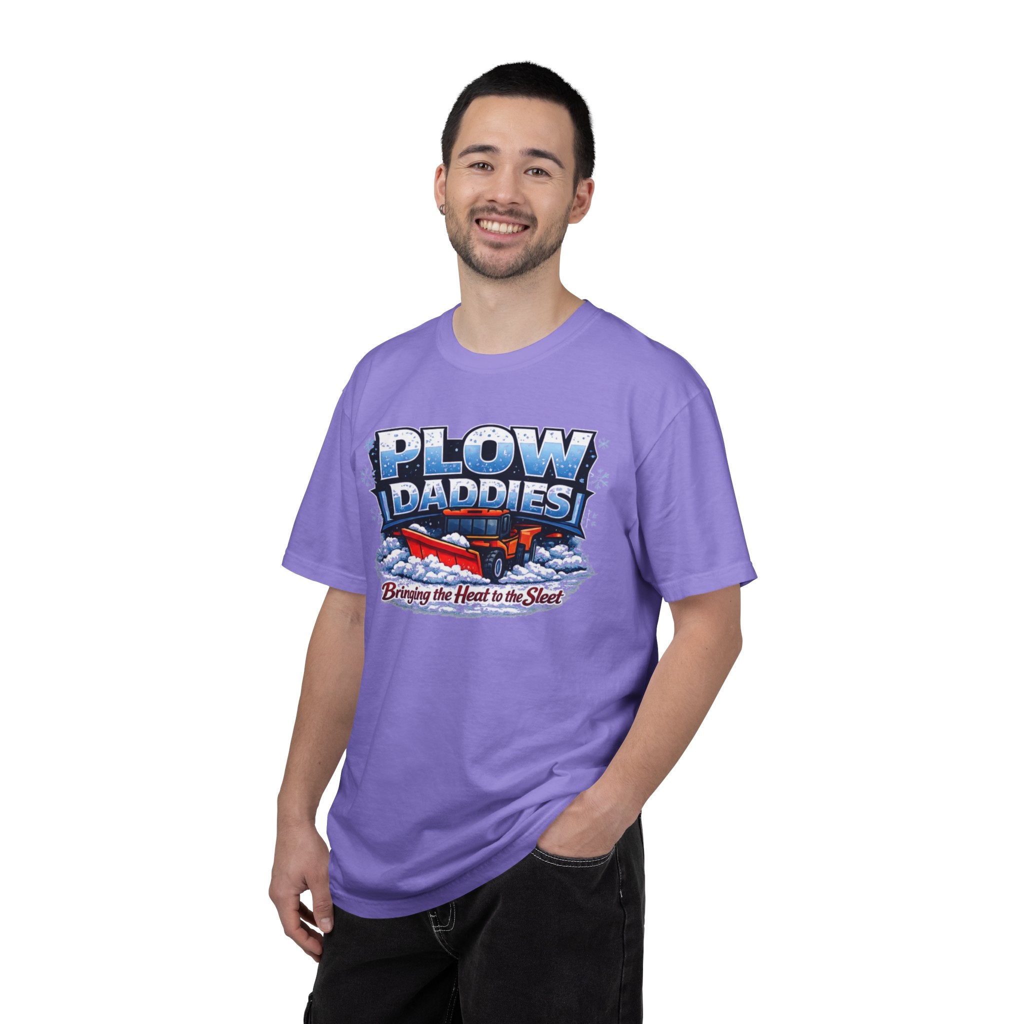 Plow Daddies snowplow graphic T-Shirt | Bringing the Heat to the Sleet
