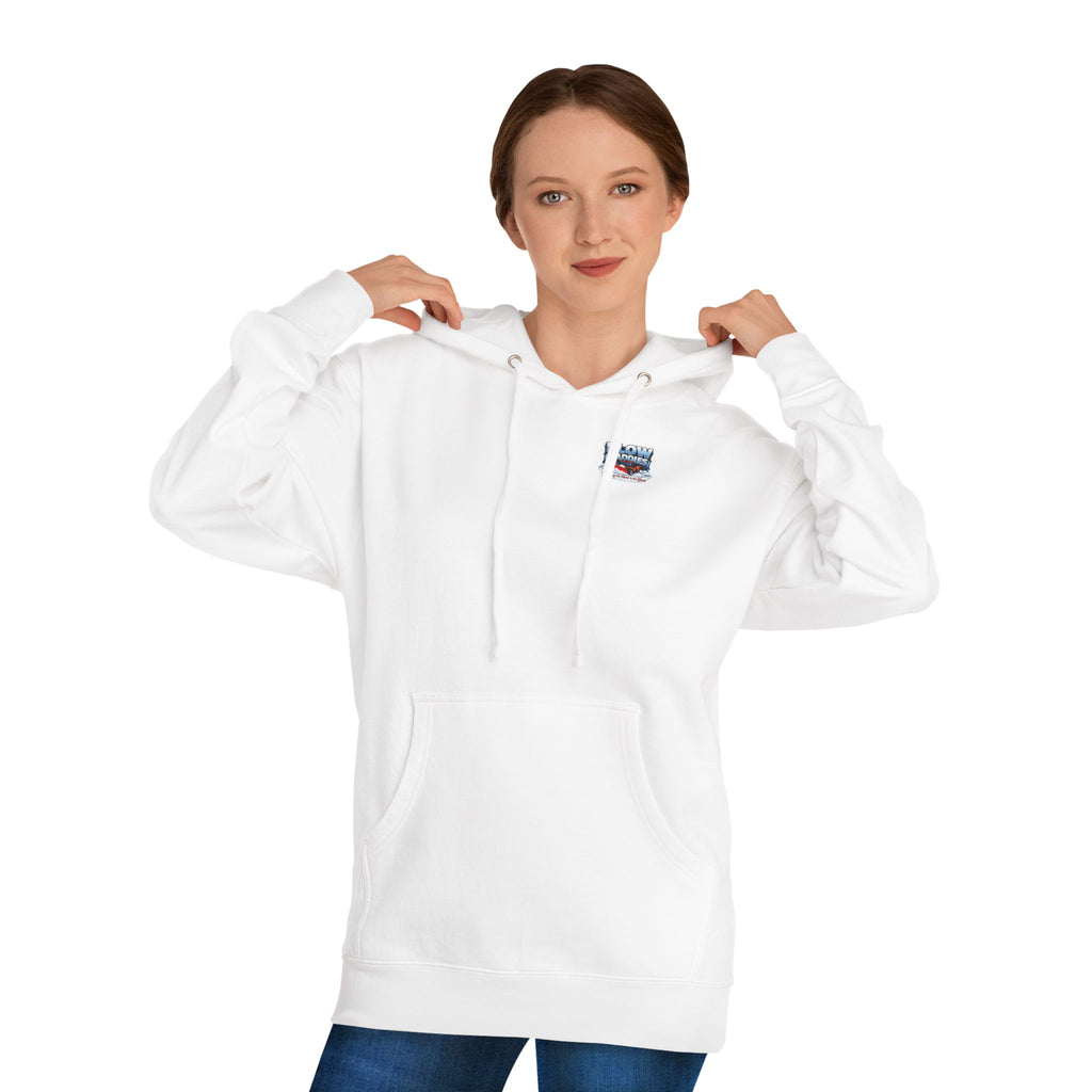 Plow Daddies Hoodie — Snow Plow Crew Graphic Hooded Sweatshirt (Bringing the Heat to the Slush)