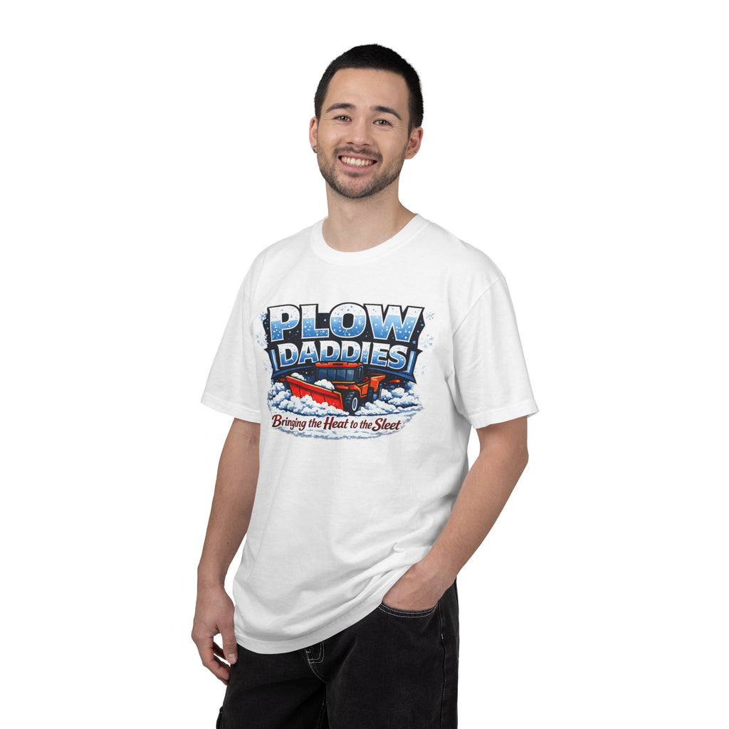 Plow Daddies snowplow graphic T-Shirt | Bringing the Heat to the Sleet