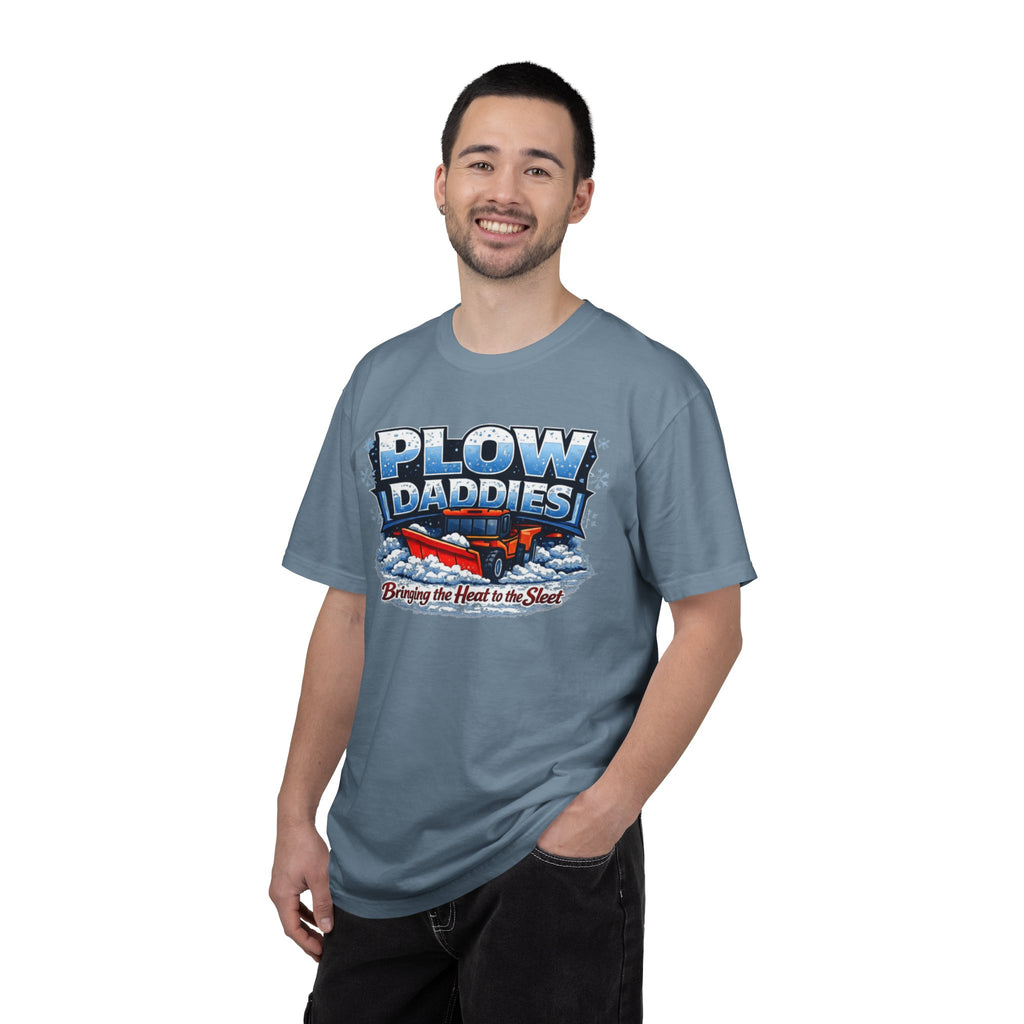 Plow Daddies snowplow graphic T-Shirt | Bringing the Heat to the Sleet